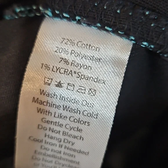 Lularoe Black Jean Shorts - Picture 8 of 9